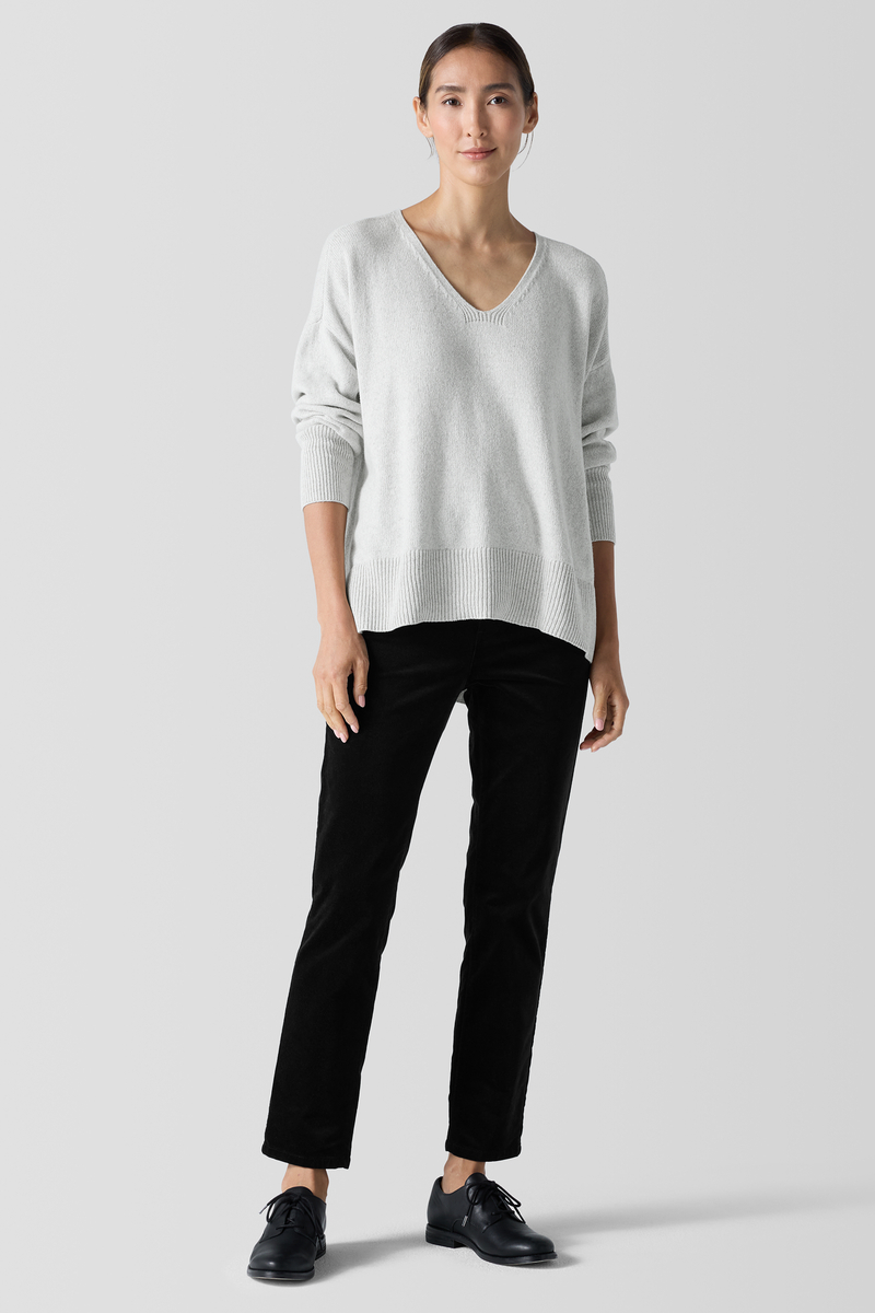 Organic Pima Cotton JerseyRound Neck Tee - Eileen Fisher Outlet