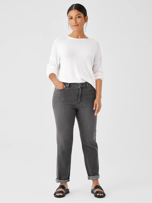 Organic Cotton Stretch Slim Jean - Eileen Fisher Outlet