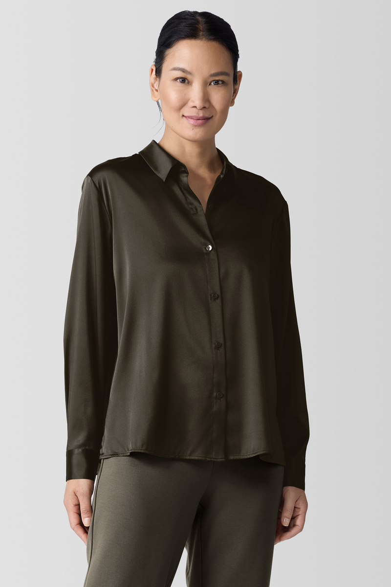 Organic Cotton Stretch Velveteen Pant - Eileen Fisher Outlet