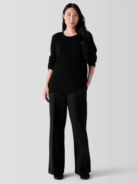 Washable Flex Ponte PintuckWide Pant - Eileen Fisher Outlet