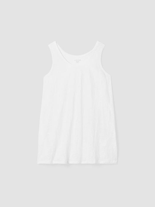 Organic Linen Jersey Long Tank - Eileen Fisher Outlet