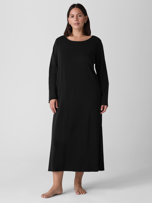 Organic Cotton Interlock Sleep Dress - Eileen Fisher Outlet
