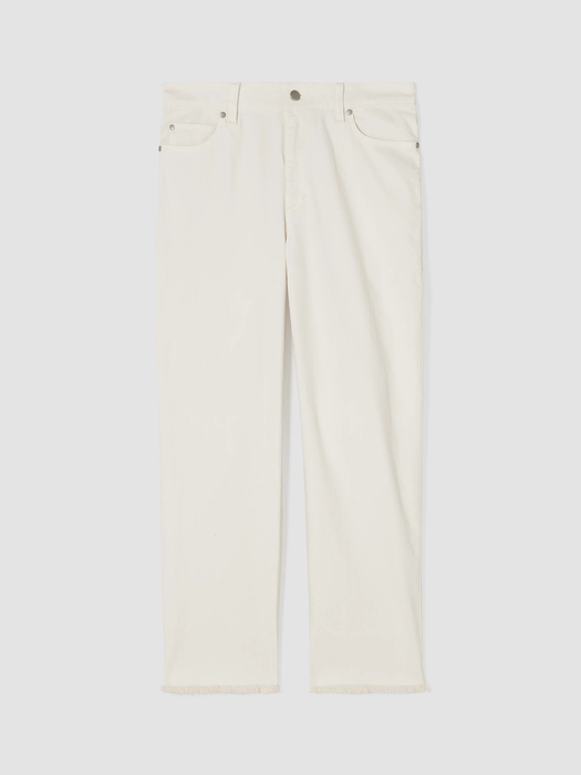 Undyed Organic Cotton Denim Straight Jean - Eileen Fisher Outlet