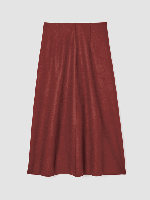 Felted Wool Jersey A-Line Skirt in Regenerative Wool - Eileen Fisher Outlet