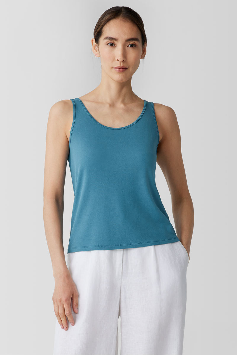 Crinkled Sheer Silk Georgette Classic Collar Shirt - Eileen Fisher Outlet