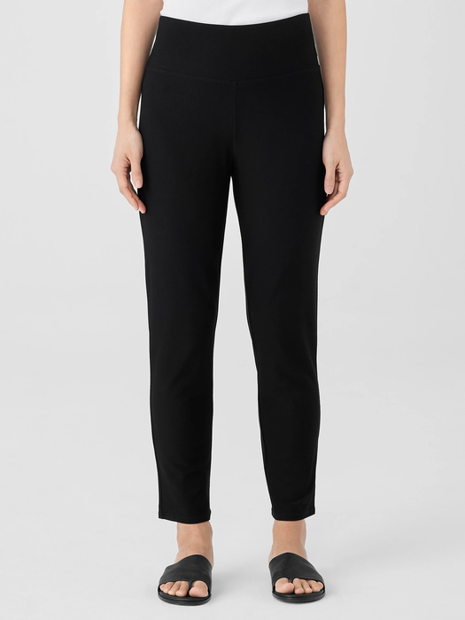 Washable Stretch Crepe High-Waisted Pant - Eileen Fisher Outlet