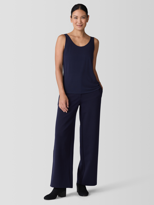 Stretch Silk JerseyScoop Neck Tank - Eileen Fisher Outlet