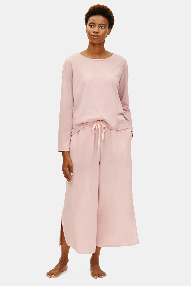 Organic Cotton Interlock Slouchy Sleep Pant - Eileen Fisher Outlet