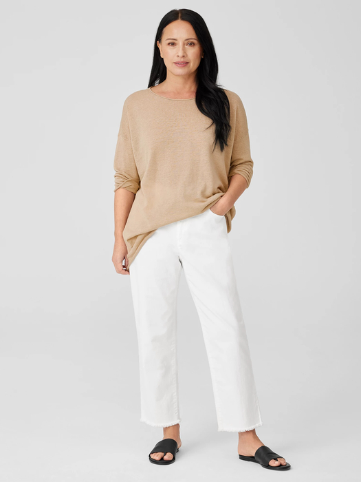 Organic Cotton Denim Straight Jean - Eileen Fisher Outlet