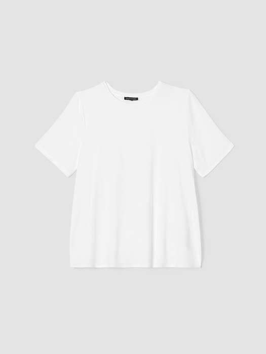 Fine Jersey Crew Neck Tee - Eileen Fisher Outlet