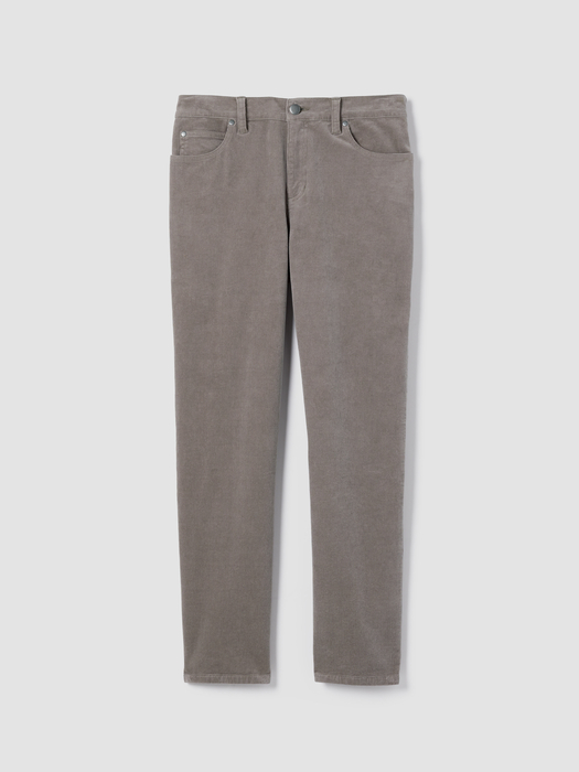 Organic Cotton Stretch Corduroy Straight Pant - Eileen Fisher Outlet