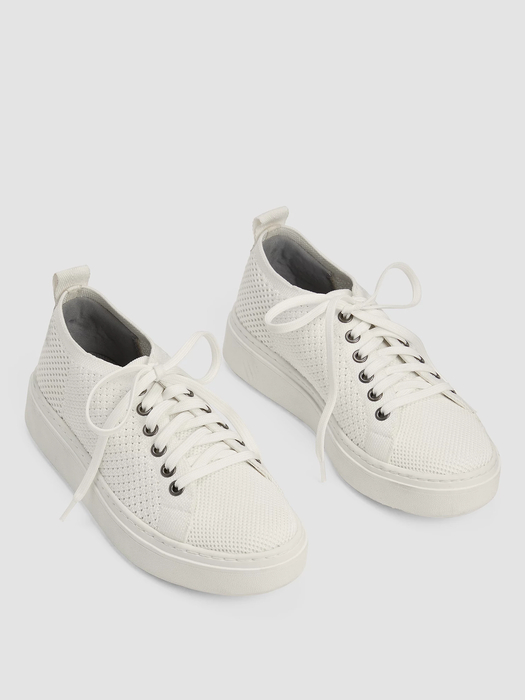 Peris Recycled Stretch Knit Wedge Sneaker - Eileen Fisher Outlet