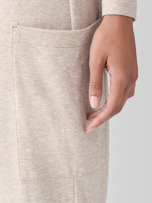 Mélange Organic Cotton Interlock Slouchy Sleep Pant - Eileen Fisher Outlet