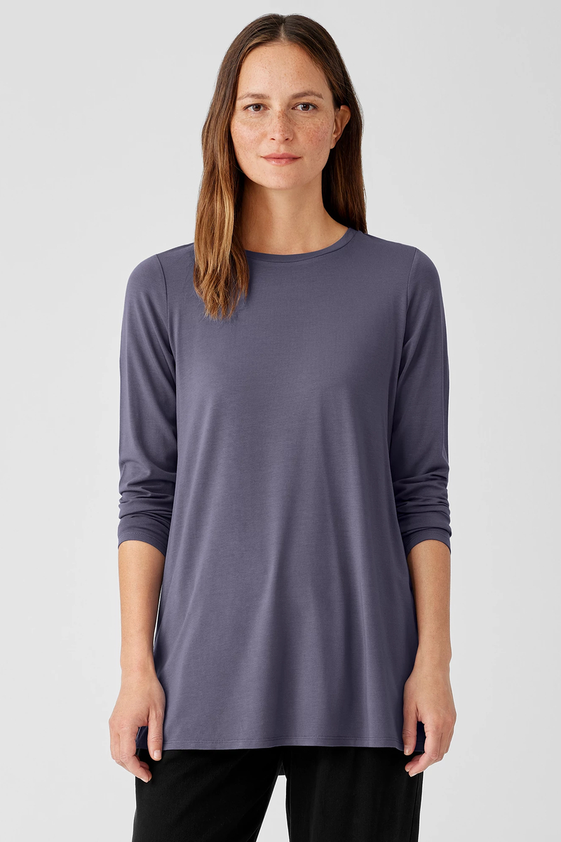 Stretch Jersey Knit Leggings - Eileen Fisher Outlet
