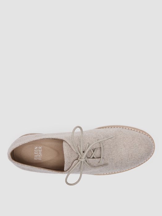 Harlow Mélange Herringbone Oxford - Eileen Fisher Outlet