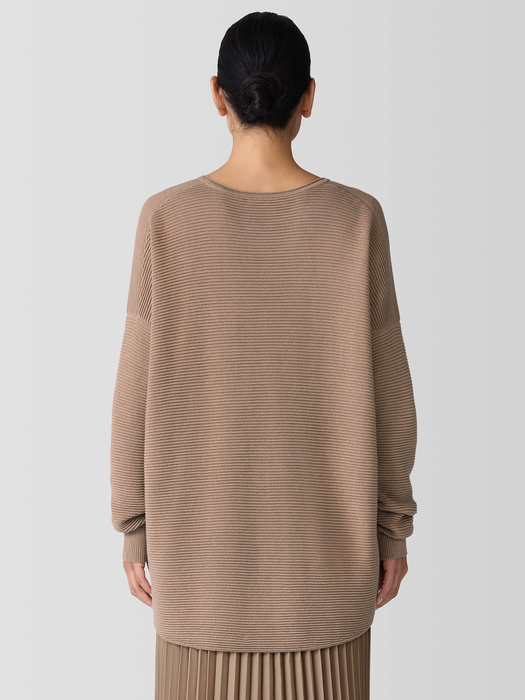 Peruvian Cotton Blend Long Top - Eileen Fisher Outlet