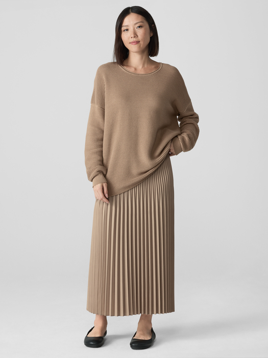 Peruvian Cotton Blend Long Top - Eileen Fisher Outlet