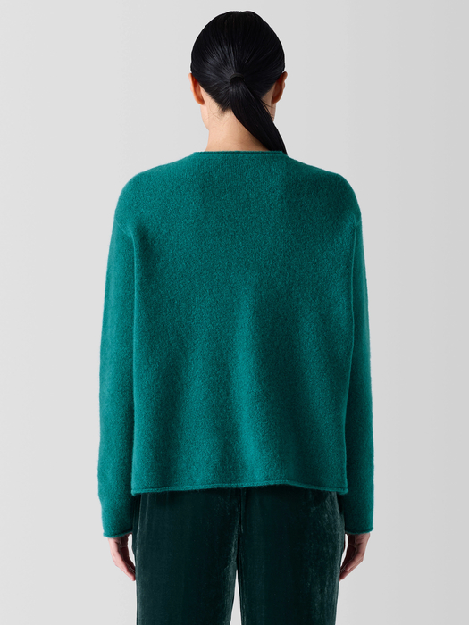 Cashmere Silk Bliss Crew Neck Top - Eileen Fisher Outlet