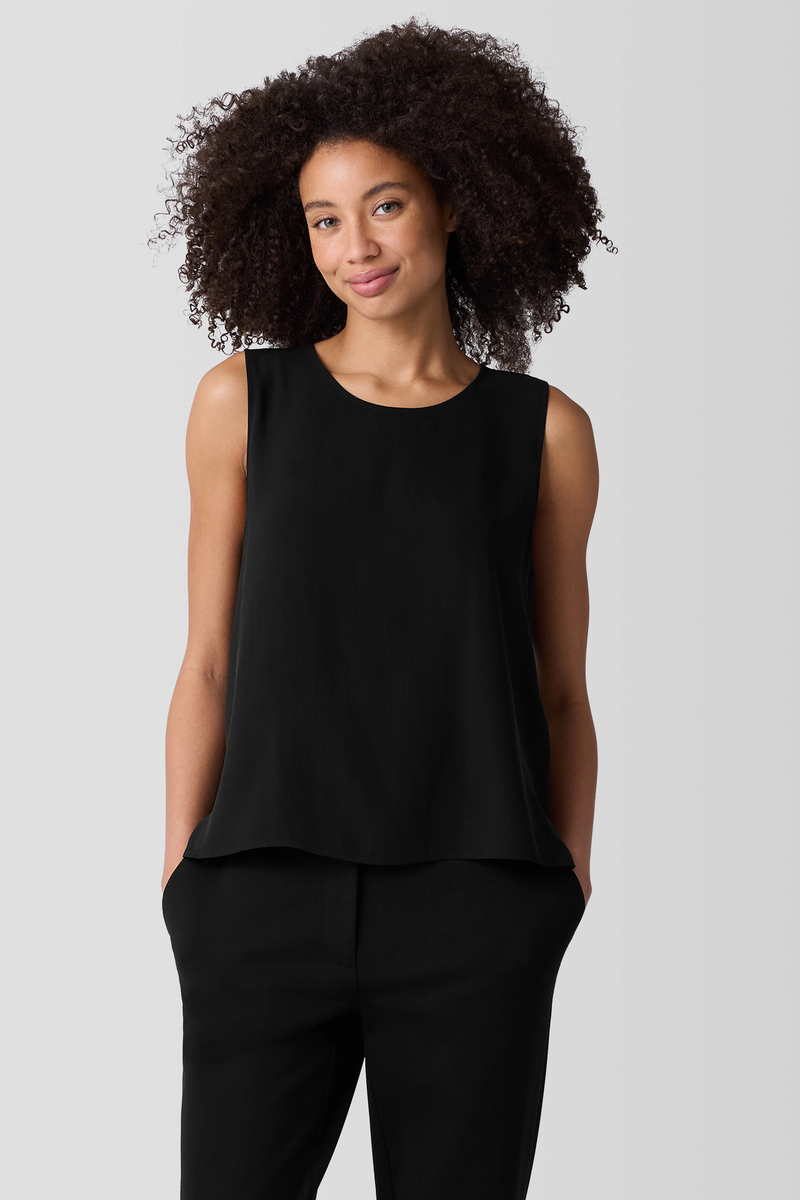 Washable Flex PonteWide Trouser Pant - Eileen Fisher Outlet