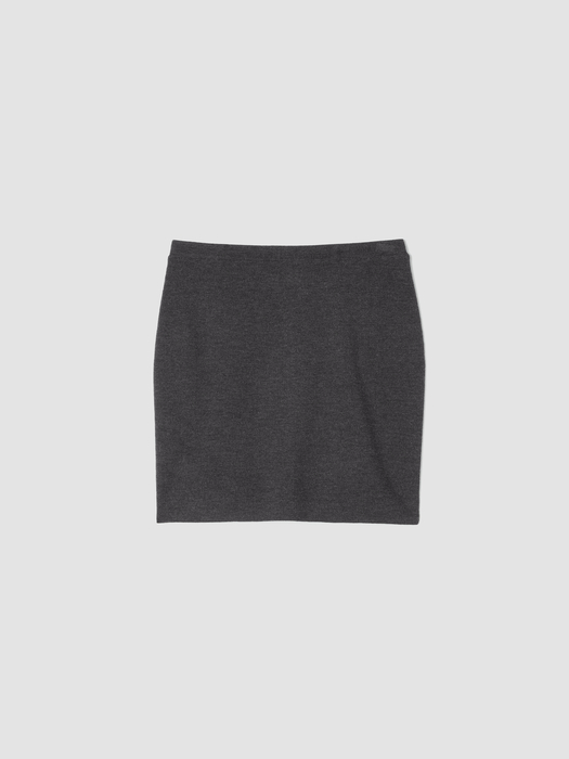 Merino Mini Skirt in Regenerative Wool - Eileen Fisher Outlet