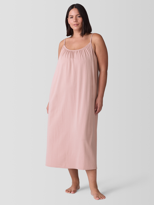 Organic Cotton Interlock Cami Sleep Dress - Eileen Fisher Outlet