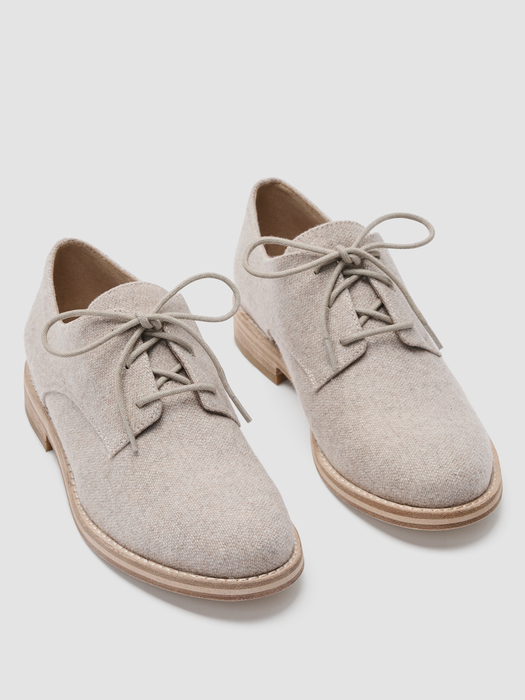Harlow Mélange Herringbone Oxford - Eileen Fisher Outlet