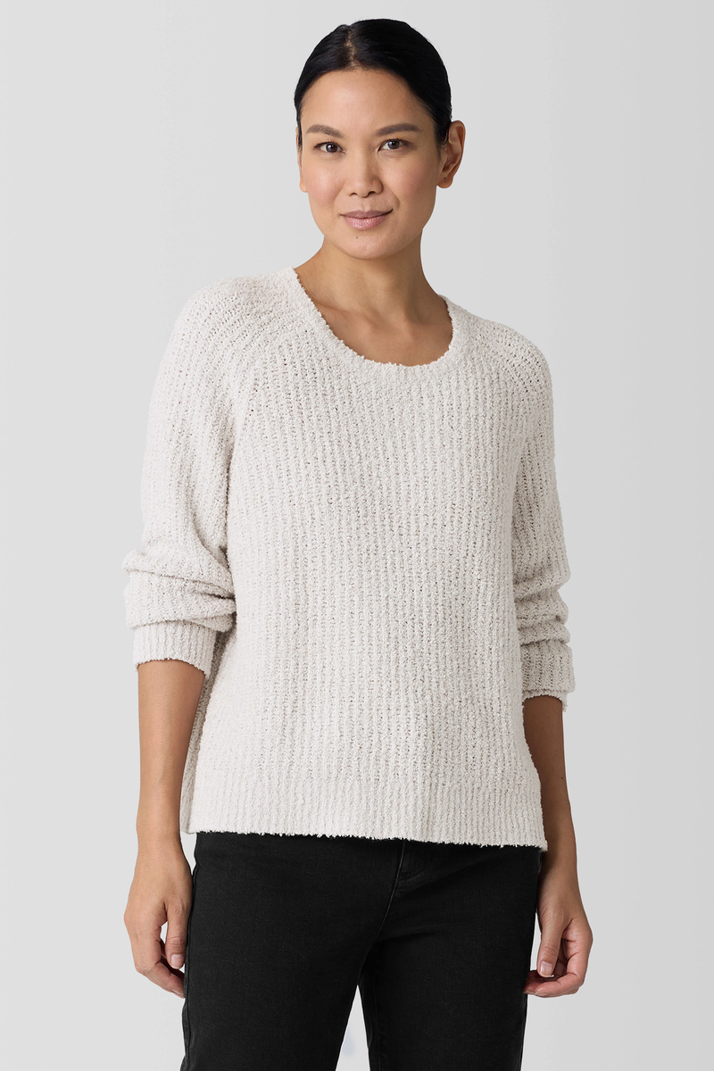 Organic Cotton Tweed Vest - Eileen Fisher Outlet