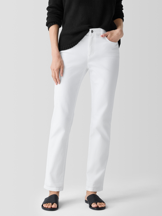 Organic Cotton Denim Slim Jean - Eileen Fisher Outlet
