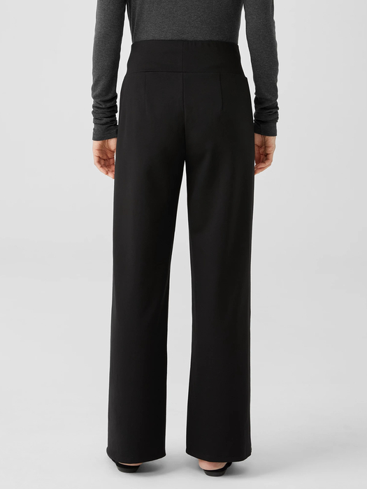 Washable Flex Ponte Wide-Leg Pant - Eileen Fisher Outlet