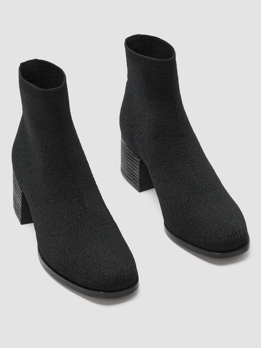 Paron Crepe Stretch Wedge Bootie - Eileen Fisher Outlet