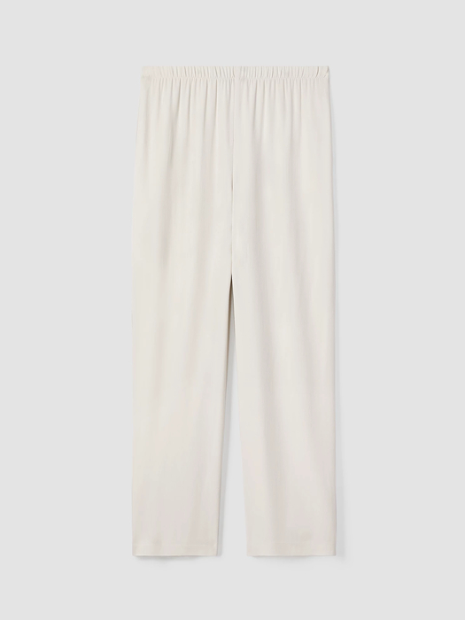Silk Georgette Crepe Straight Pant - Eileen Fisher Outlet