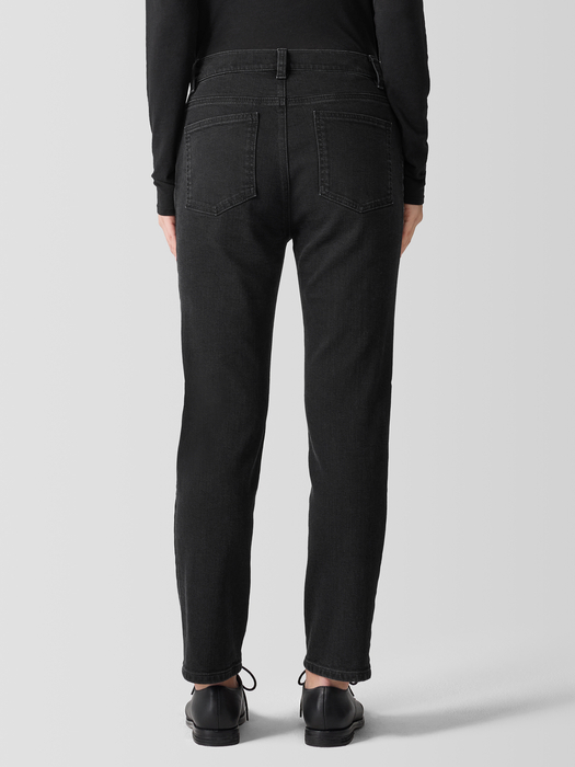 Organic Cotton Stretch Denim Slim Jean - Eileen Fisher Outlet