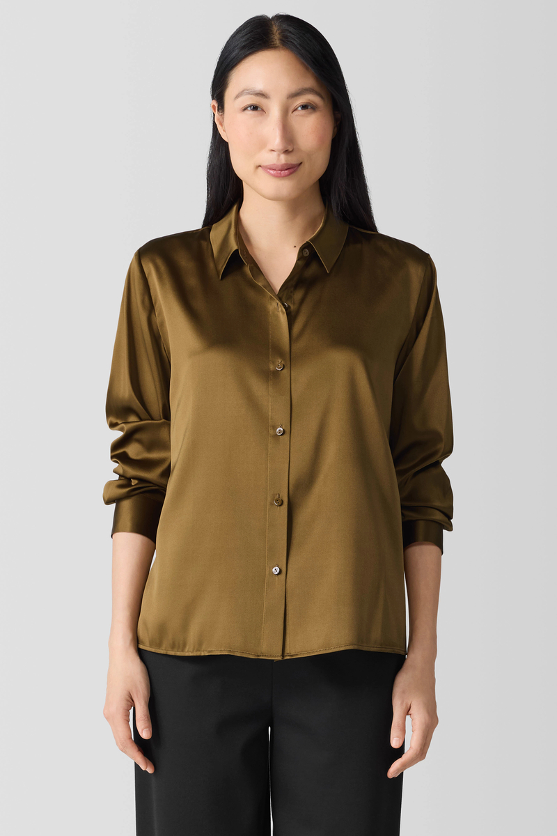 Organic Cotton Stretch Velveteen Pant - Eileen Fisher Outlet