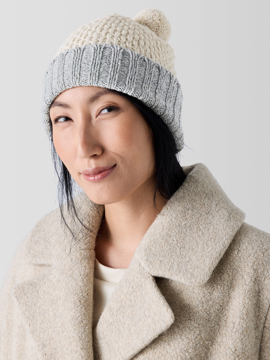Peruvian Baby Alpaca and Cotton Hat - Eileen Fisher Outlet