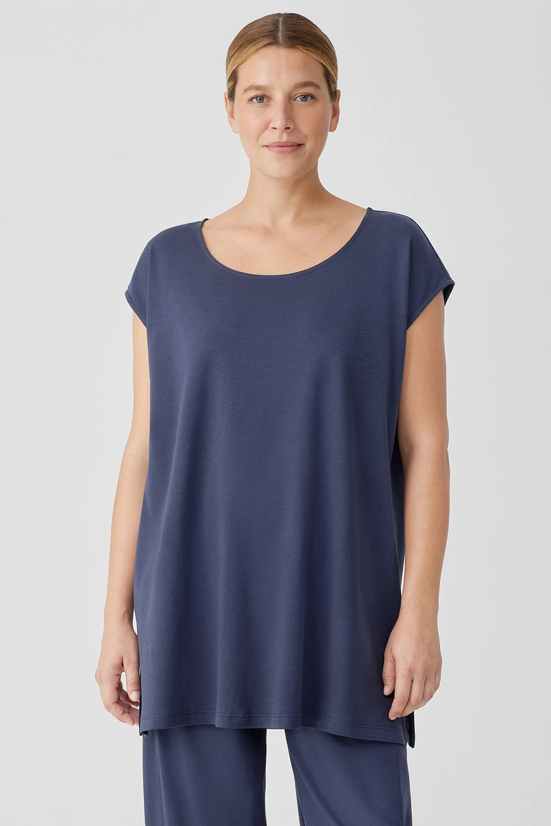 Organic Cotton Interlock Lantern Sleep Pant - Eileen Fisher Outlet