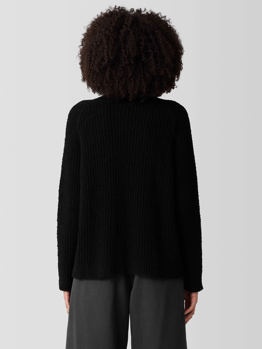 Cotton Fluff Crew Neck Top - Eileen Fisher Outlet