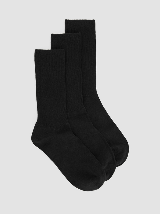 Cotton Trouser Sock 3-Pack - Eileen Fisher Outlet
