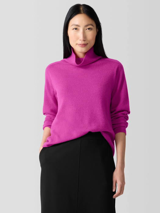 Italian Cashmere Turtleneck Top - Eileen Fisher Outlet