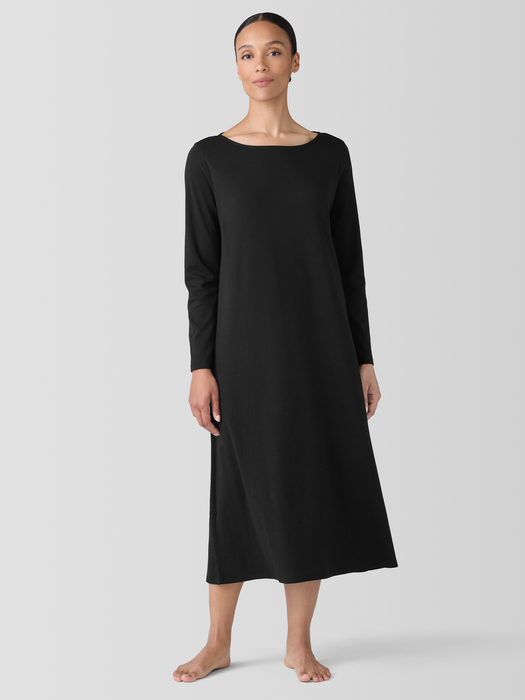Organic Cotton Interlock Sleep Dress - Eileen Fisher Outlet