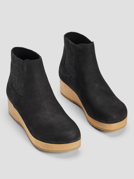 Words Oiled Nubuck Clog Bootie - Eileen Fisher Outlet
