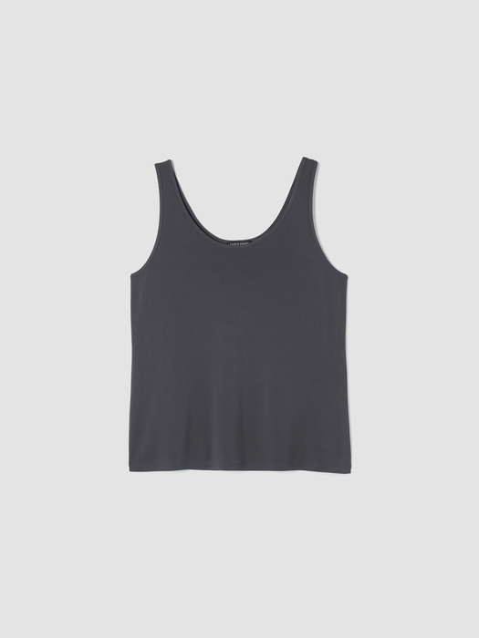 Stretch Silk Jersey Scoop Neck Tank - Eileen Fisher Outlet