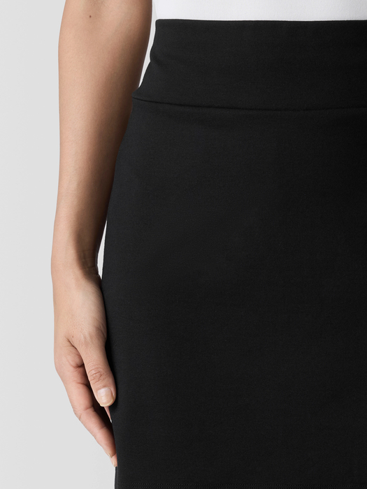 Washable Flex Ponte Mini Skirt - Eileen Fisher Outlet