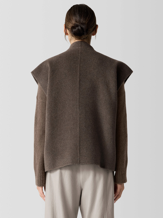 Doubleface Wool Cloud Vest - Eileen Fisher Outlet