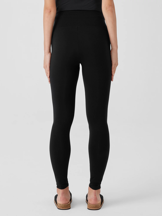Stretch Jersey Knit Leggings - Eileen Fisher Outlet