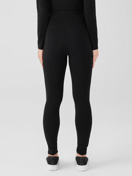 Stretch Jersey Knit Leggings - Eileen Fisher Outlet