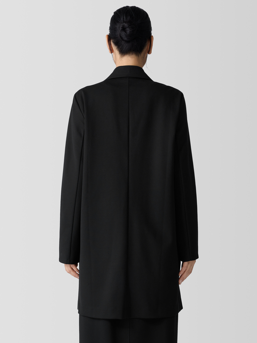 Washable Flex Ponte Long Blazer - Eileen Fisher Outlet