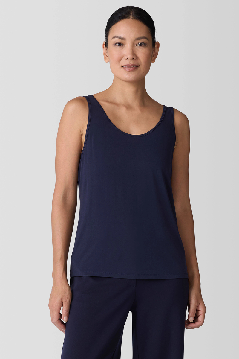 Crinkled Sheer Silk Georgette Classic Collar Shirt - Eileen Fisher Outlet