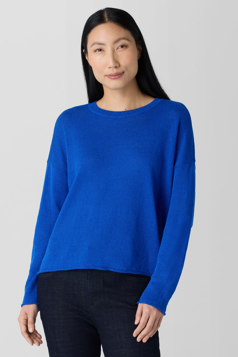 Garment-Dyed Utility Cotton Tapered Pant - Eileen Fisher Outlet