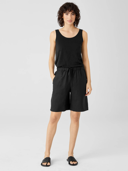 Organic Linen Shorts - Eileen Fisher Outlet