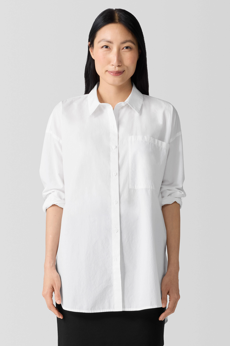 Organic Cotton Corduroy Wide-Leg Pant - Eileen Fisher Outlet